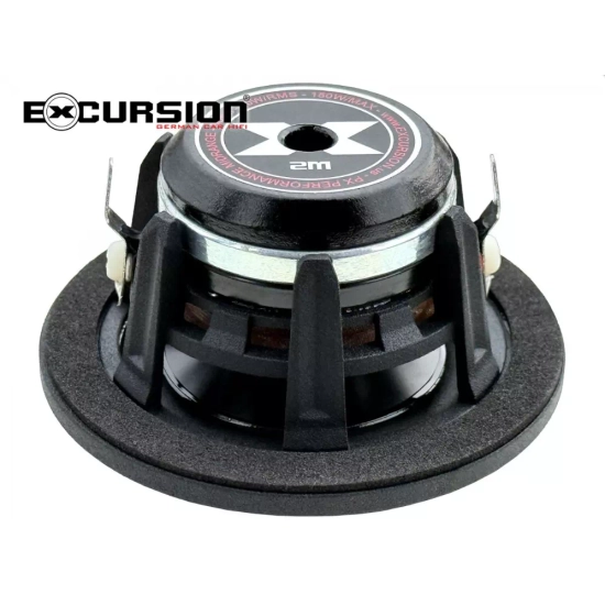 Excursion PX-2M  2 średniotonowe głośniki samochodowe (midrange) o średnicy 50/73mm - 3ohm, 60/150W, 86.5dB, 200-20000Hz, neodym, maskownice, głębokoś